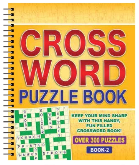 SJ10708 SJ10708 PUZZLE BOOK SPIRAL BOUND CROSSWORD ASST 4150