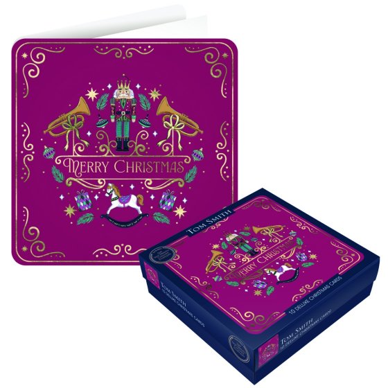 CARDS BOX 10 DELUXE CHRISTMAS TOY BOX TRADITIONS
