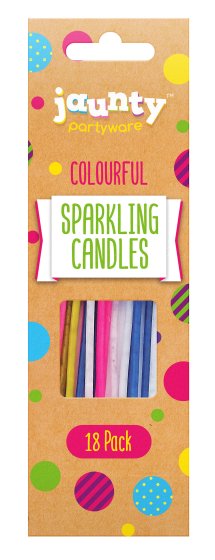 SPARKLING CANDLES 18PK