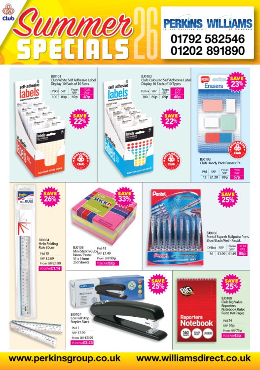 Summer Specials 2026