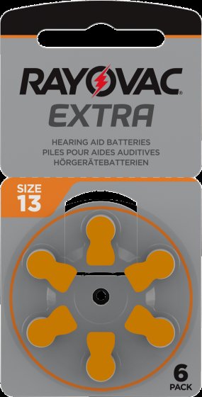 SJ11525 SJ11525 BATTERIES PR48 RAYOVAC ZA13 HEARING AID 6PK