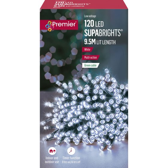 XH3902 LIGHTS 120 LED SBRIGHTS WHITE