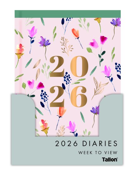 2027 DIARY A5 BEE FLORAL WTV