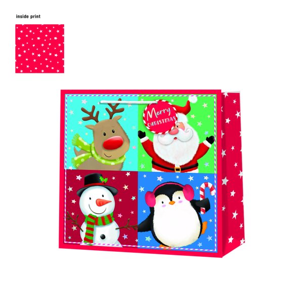 GIFT BAG CUTE CHARACTERS GIANT SQ