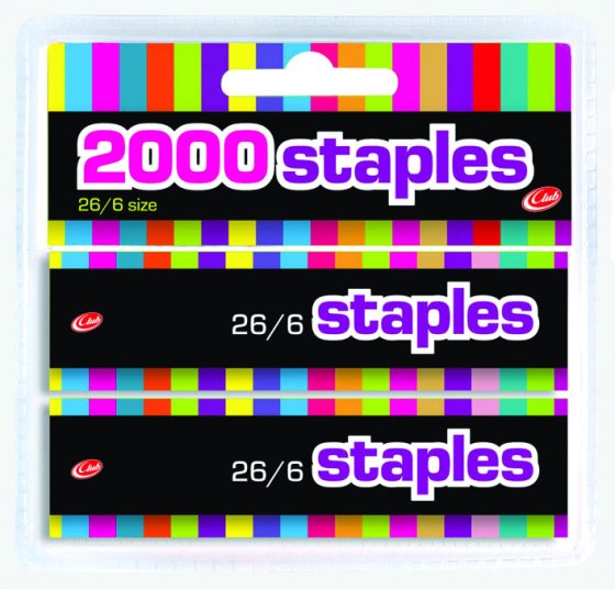 SH05012 STAPLES 2000 TRANSLUCENT CLUB