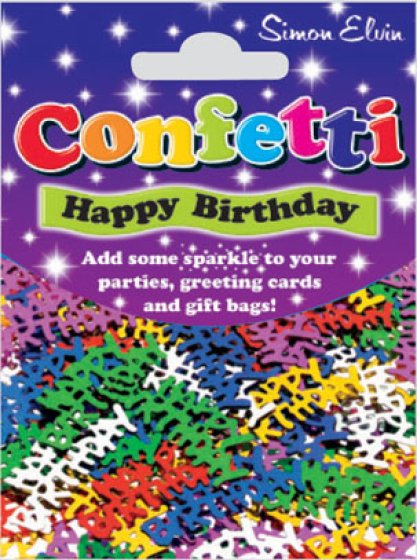 SH12032 CONFETTI HAPPY BIRTHDAY MULTI