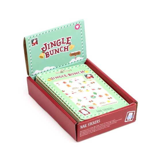 JINGLE BUNCH CHRISTMAS SELF ADHESIVE NAIL STICKERS