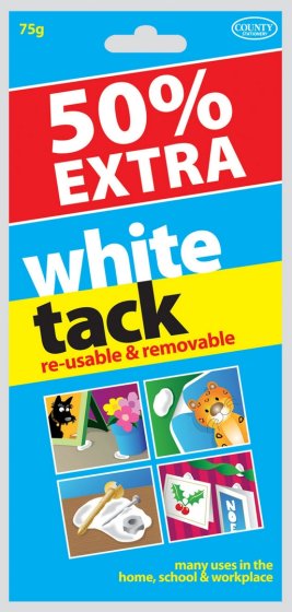 CJ0810 SJ05510 WHITE TACK 75G