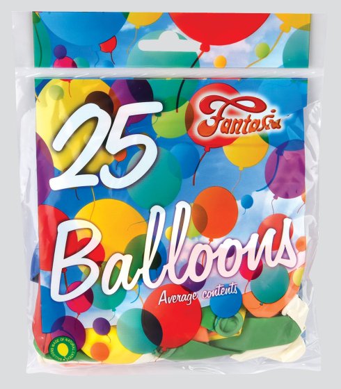 SG11103 BALLOON PACK 25S CDU