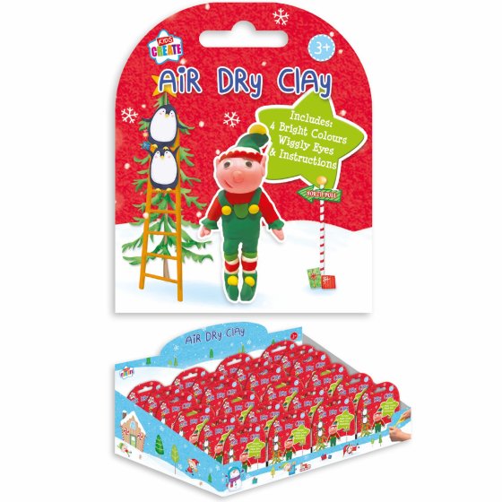 XH5910 CHRISTMAS AIR DRY CLAY ELF