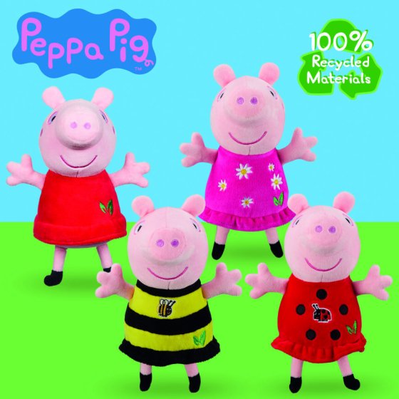 PEPPA PIG ECO PLUSH ASST