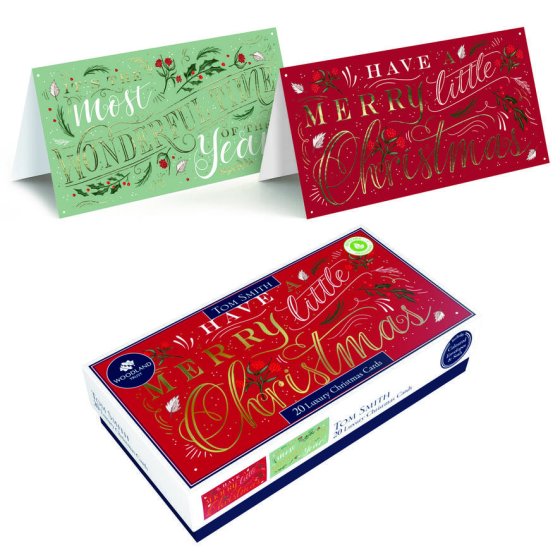 XG0103 CARDS BOX 20 LUX SLIM FOLIAGE