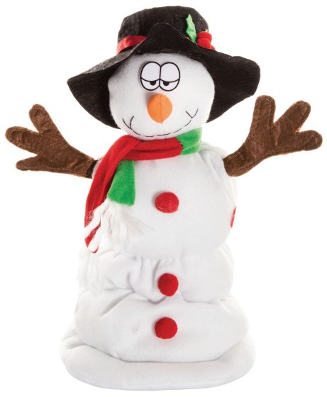 XH5104 SNOWMAN SINGING SHERBERT 35CM