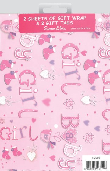 SH13724 WRAP BABY GIRL 2 SH 2 TAG OCCA