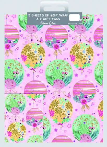 SH13713 WRAP FEMALE BUTTERFLIES 2 SH 2