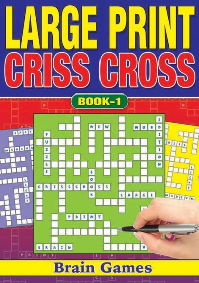 SH10412 A5 LRG PRINT CRISS CROSS 4 ASS