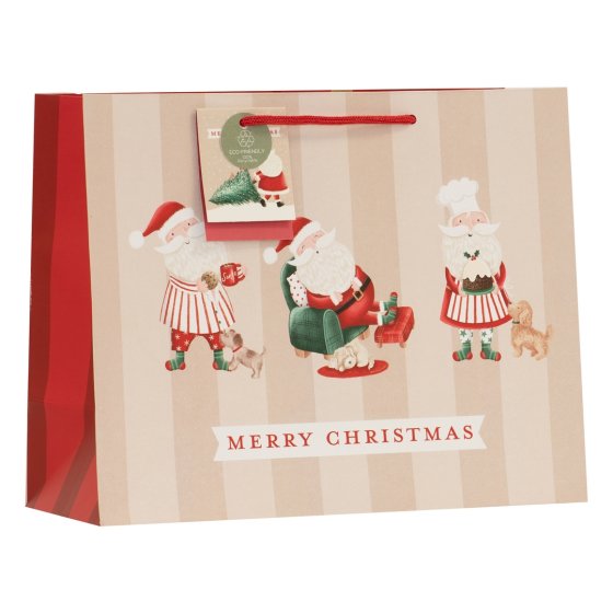 GIFT BAG SANTA L SHOPPER