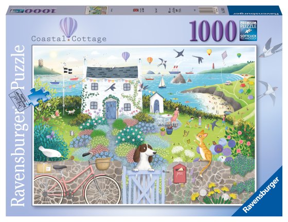 NEW FOR 2024 SG09315 JIGSAW 1000 PCE COASTAL COTTAG
