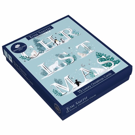 XH0406 CARDS LUX BOXED ARCTIC ANIMALS