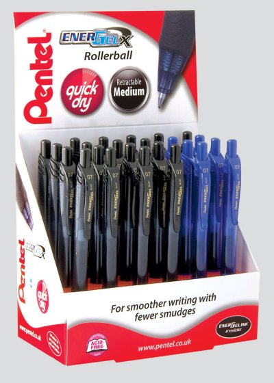 SH07304 ENERGEL X ROLLERBALL DISPLAY