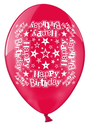 SH12417 BALLOON PRINTED HAPPY BDAY