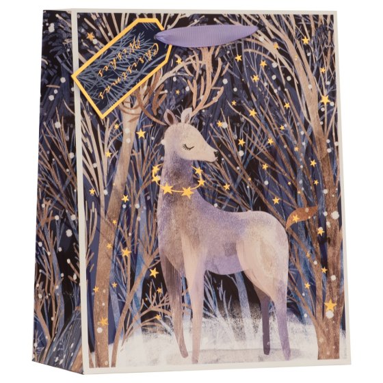 XJ2404 GIFT BAG MAGICAL REINDEER L