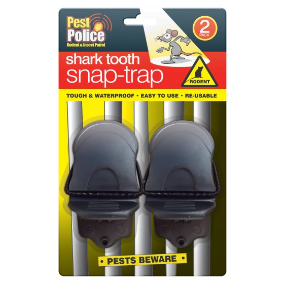 SHARK TOOTH SNAPTRAP 2PK