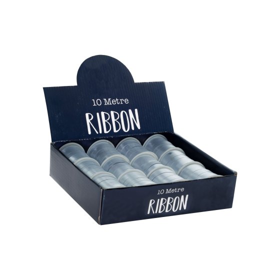 SH13415 RIBBON 10M SILVER