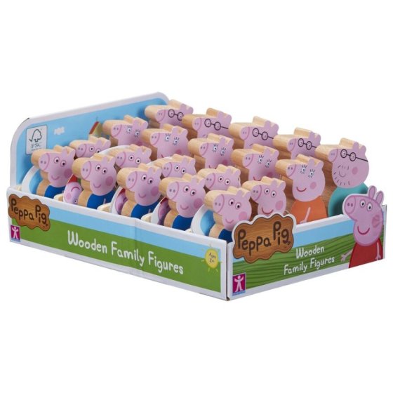 PEPPA PIG WOODEN FAMILY FIGURE