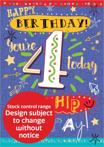 OTB17216B C50 STOCK CONTROL AGE 4 BOY