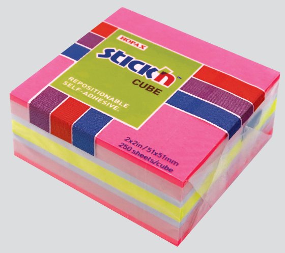 CH0102 SH03013 STICK N CUBE NEON PASTEL 51 X