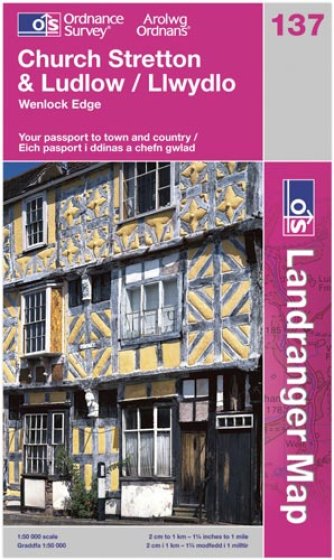 ** WIGIG ** MAP L137 LUDLOW-WENLOCK
