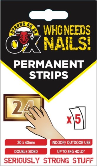 SH06111 ADHESIVE STRIPS WHO NEEDS NAIL