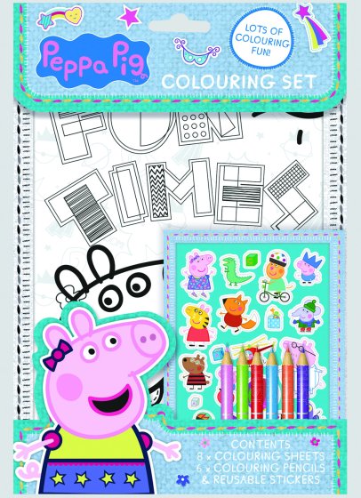 PEPPA PIG COLOURING SET