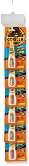 GORILLA SUPERGLUE 12 GRAM BRUSH N NOZZLE CLIPSTRIP