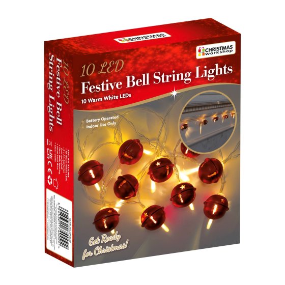XH4212 LIGHTS 10 LED RED BELL