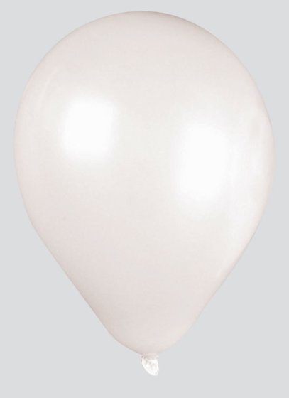 SG11106 BALLOONS SHINY 12IN 15S WHITE