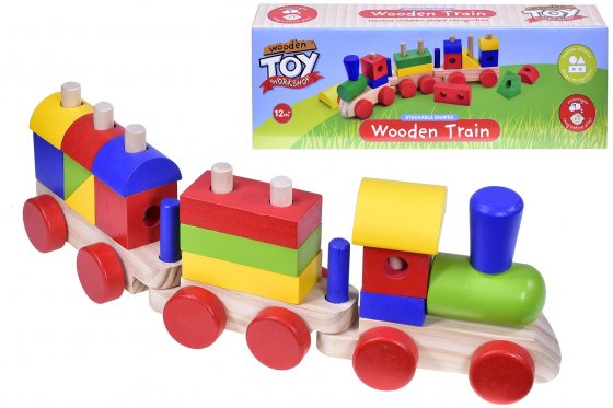 TRAIN SET WOODEN BLOCKS