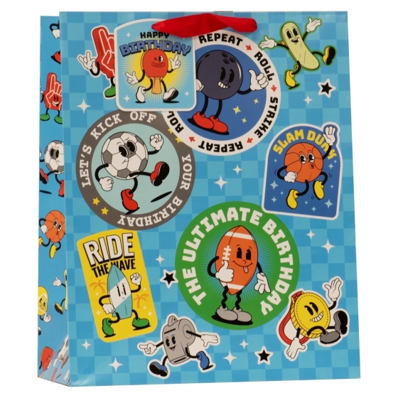 SJ15314 SJ15314 GIFT BAG TOP OF THE LEAGUE LARGE