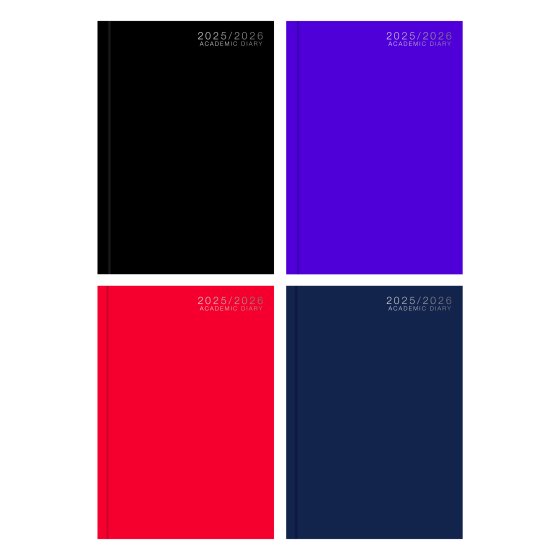 DH0207 DIARY ACADEMIC A5 PLAIN H/BACK