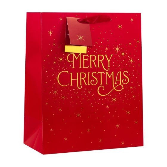 GIFT BAG MERRY CHRISTMAS L