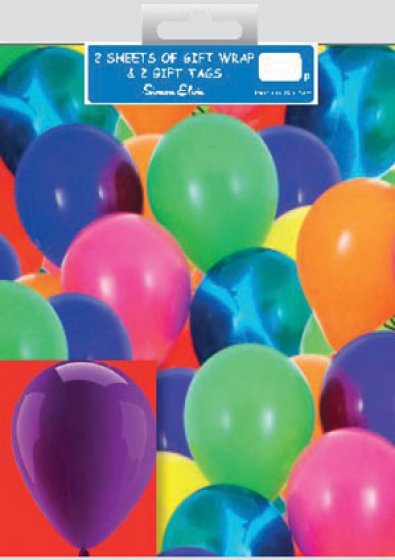 SH13722 WRAP OPEN BALLOONS 2 SH 2 TAG