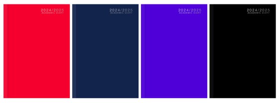 DIARY ACADEMIC A5 WTV CASEBOUND