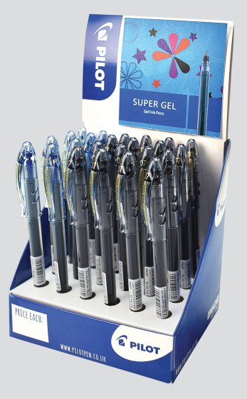 CH0911 SH06911 SUPERGEL ROLLERBALL DISPLAY