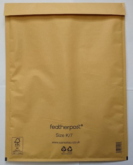CJ0410 SJ00425 PADDED ENVS GOLD 50 SIZE K7