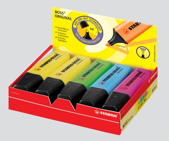 CH1015 SH07807 BOSS HIGHLIGHTERS ASSTD BOXED