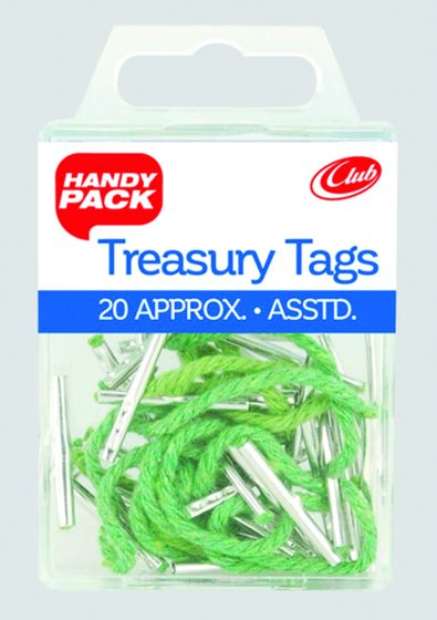 SH04811 TREASURY TAGS ASST TIDY BOX