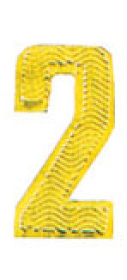 SH12212 GOLD NUMERAL NO2