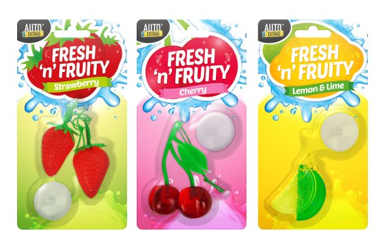 FRESH N FRUITY CAR AIR FRESHENERS