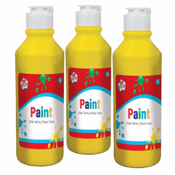 SH08709 PAINT 300ML KIDS CREATE YELLOW